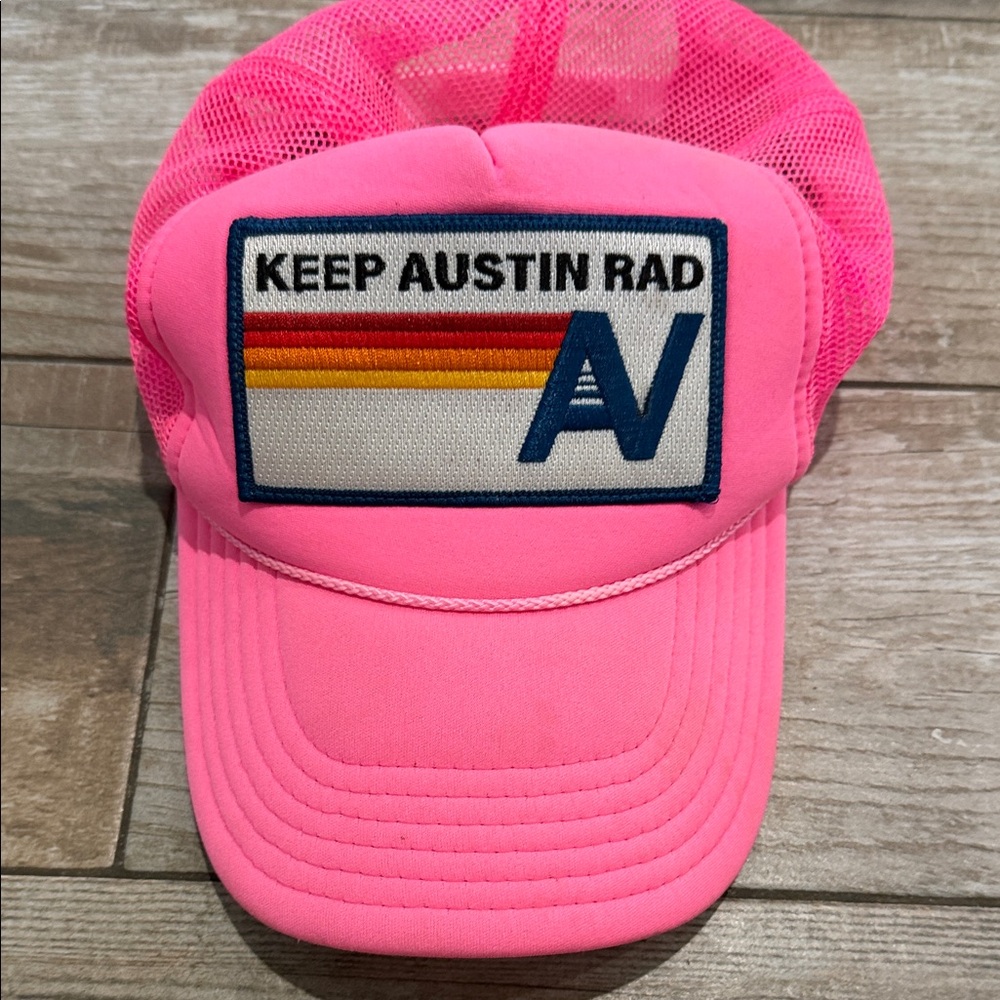 Aviator Nation Neon Pink Trucker Hat